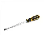 GearWrench 3/8&#034; x 8&#034; Multi Material Handle Bolstered Slotted Screwdriver