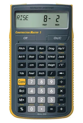 Calculated Industries 4050 Construction Master 5 Calculator