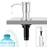 Built-in Soap Dispenser for Kitchen Sink, Soap Dispenser Pump Set w/ 17oz Bot...