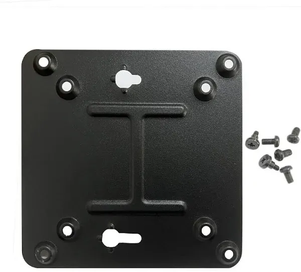 GinTai for Intel NUC Vesa Adapter Mount Bracket to Attach NUC Mini PC Computer to The Back of a Monitor Mounting Plate Not Skull or Hades(with 8pcs Screws) Intel NUC 4 5 6 7 8 10 11 General Purpose