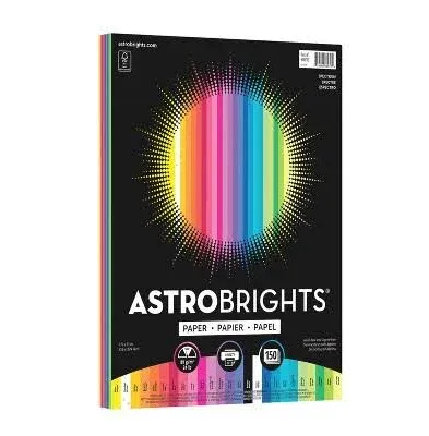 Astrobrights Color Paper, 8.5 x 11, 24 lb/89 gsm,Spectrum 25-Color