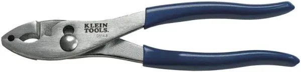 Klein Tools D514-8 Slip Joint Pliers Hose Clamp