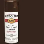 Rust-Oleum 12 oz Stops Rust Protective Enamel Spray Paint - Gloss Leather Brown