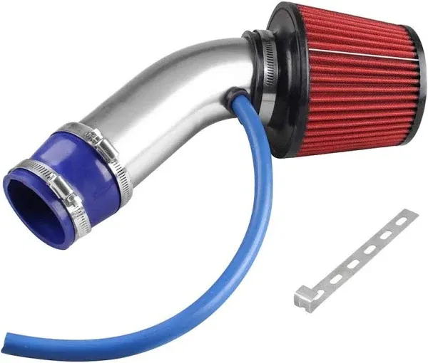 Sporacingrts Cold Air Intake Pipe 76mm 3 Inch Universal Percompatible withmance Car Cold Air Intake Turbo Filter Aluminum Automotive Air Filter