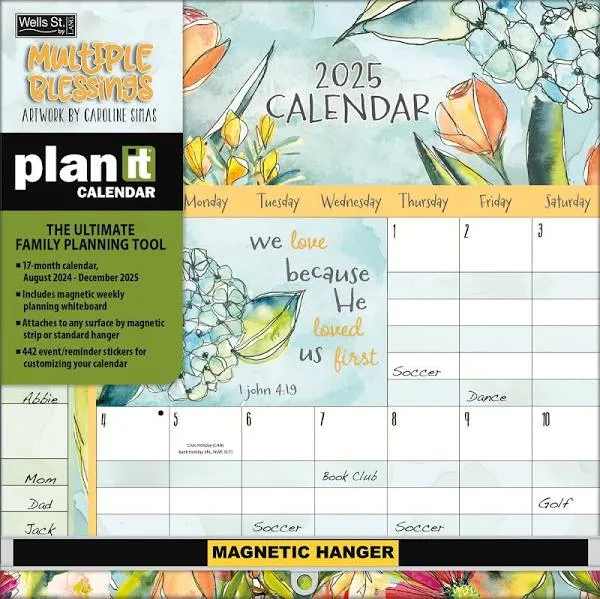 Multiple Blessings Plan-It Wall Calendar