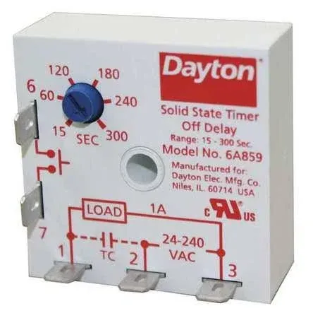 Dayton Encapsulated Timer Relay