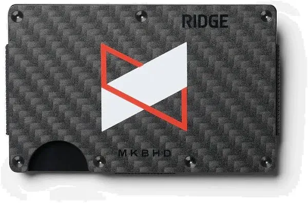 Ridge Men's Slim Minimalist RFID Card Holder Wallet