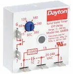 Dayton 6A858 Encapsulated Timer Relay,1A,Solid State 1 PCS New Condition