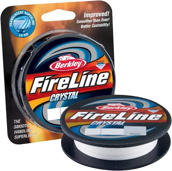 Berkley Fireline Fishing Line 125 Yd Spool Crystal 14lb BFLFS14-CY