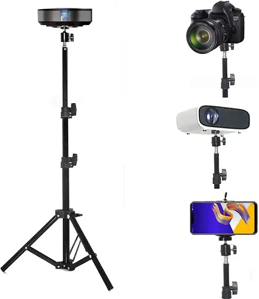 Projector Tripod Stand Portable Tripod Mount Floor Stand Folding Floor Tripod St