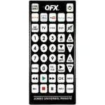 QFX REM-115 Jumbo Universal Remote Control NEW! Sealed Never Used