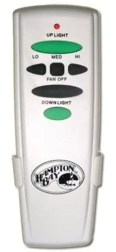 Genuine OEM Hampton Bay Ceiling Fan Remote Control UC7078T, Tested Works