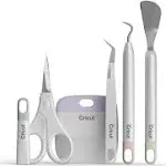 Cricut Basic Tool Set Spatula Weeder Scraper Scissors Tweezers 5 Piece READ