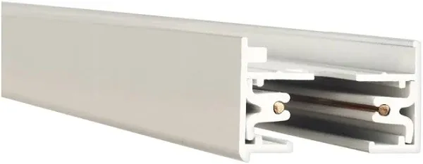 W.A.C. Lighting Track Single Circuit in White from the L Track collection - LT2-WT