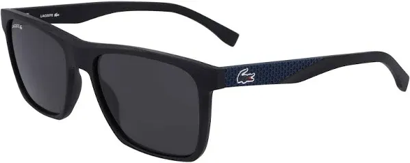 Lacoste Men&#039;s Matte Blue Retro Soft Square Sunglasses - L900S 424