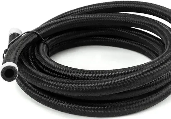 QWORK Braided Fuel Line Hose