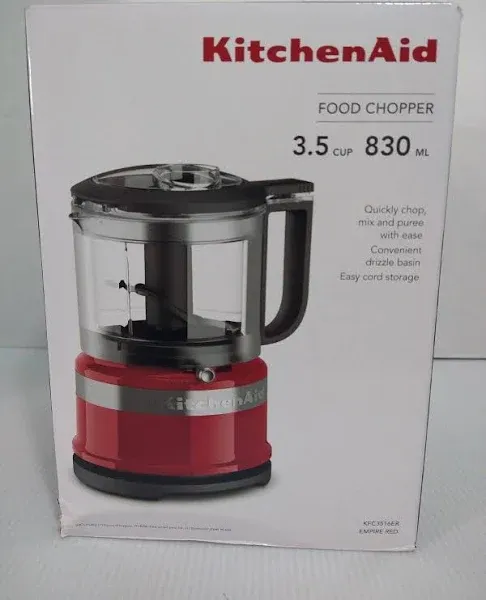 NEW KitchenAid 3.5 Cup Mini Food Processor - KFC3516 - NIB