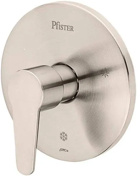 Pfister Pfirst Modern Valve Trim Only Brushed Nickel