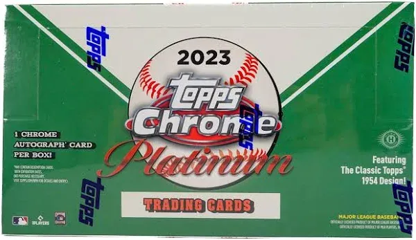 2023 Topps Chrome Platinum 54 Baseball FACTORY SEALED Hobby Box NEW  | eBay