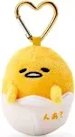 Gudetama egg mini mascot holder Heart mini Plush Toy NEW