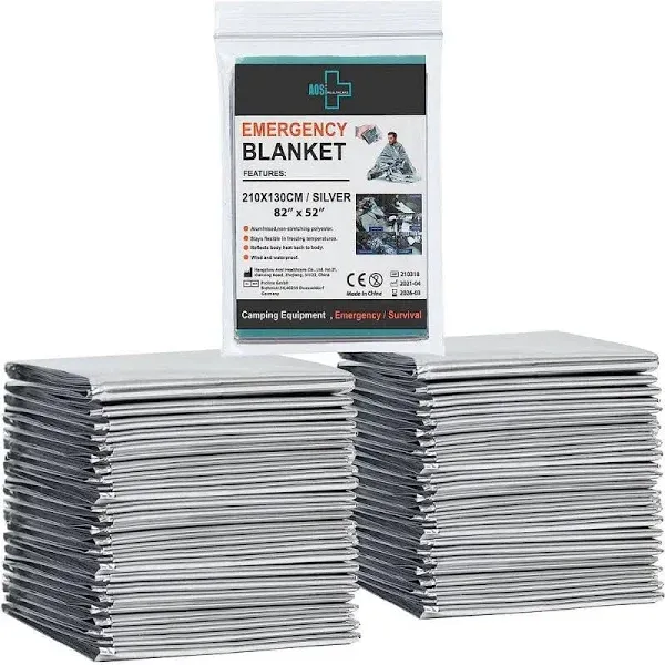 ITOPFOX Emergency Blanket 12-Pack