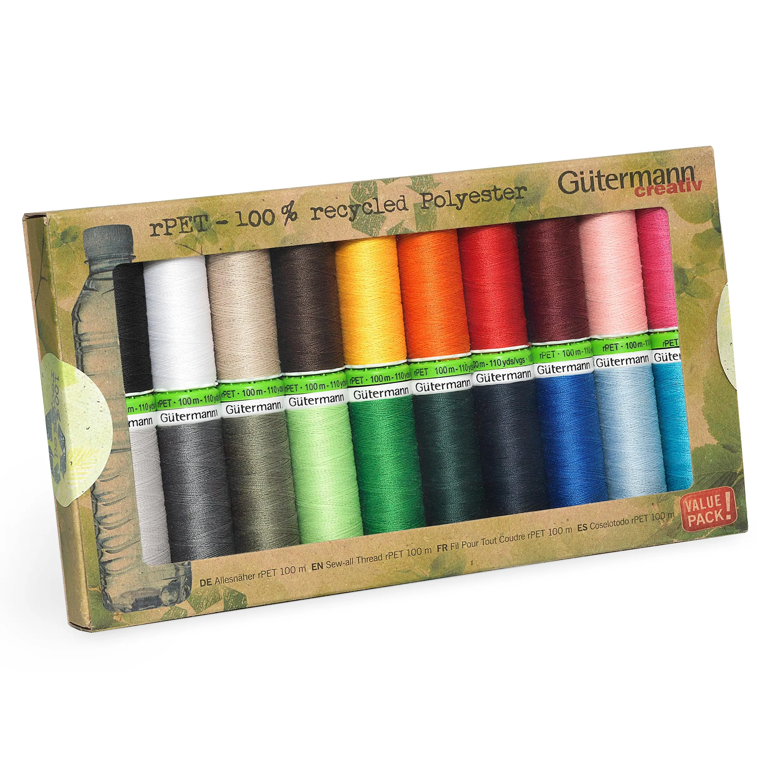 Gutermann rPET Polyester Sew-All Thread Set