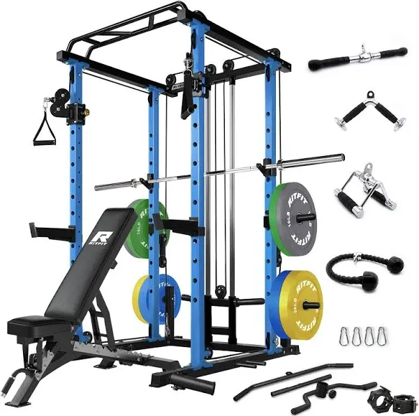 RitFit PPC03 Power Cage Home Gym Package