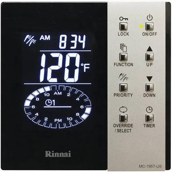 Rinnai - MC-195T-US, Small, Black/Silver