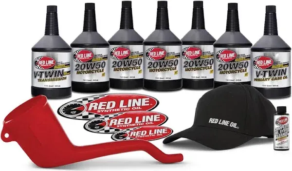 Red Line Oil 90226 Motorcycle Power Pack Kit Big Twin 20W50 Harley Davidson