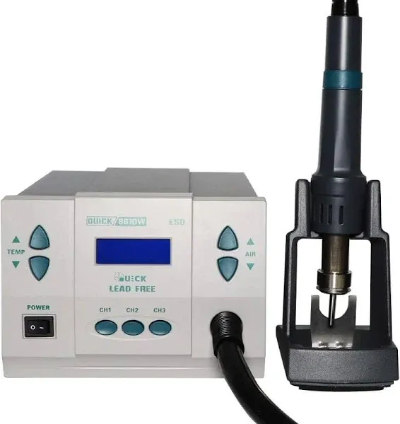 QUICK 861DW 1000W Lead-Free Phone PCB BGA Hot Air Rework Soldering Station 220V  | eBay