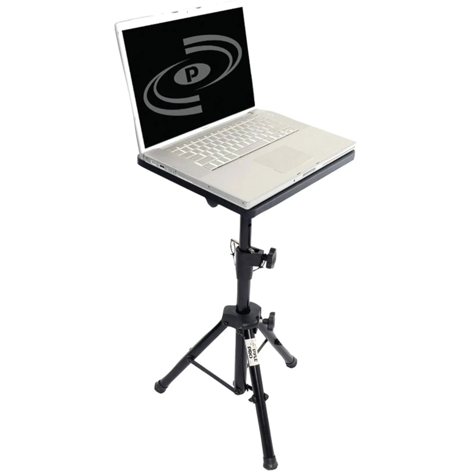 Pyle Universal Laptop Projector Tripod Stand Computer Book DJ Equipment Holder Mount