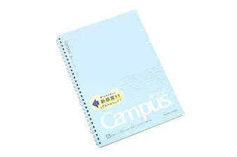 Kokuyo CAMPUS Soft Ring Notebook B5 Sized Blue (40 Sheets)