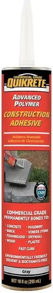 Quikrete 10 Oz. Polyurethane Adhesive 9902-10 Pack of 6 Quikrete EXP 06/23