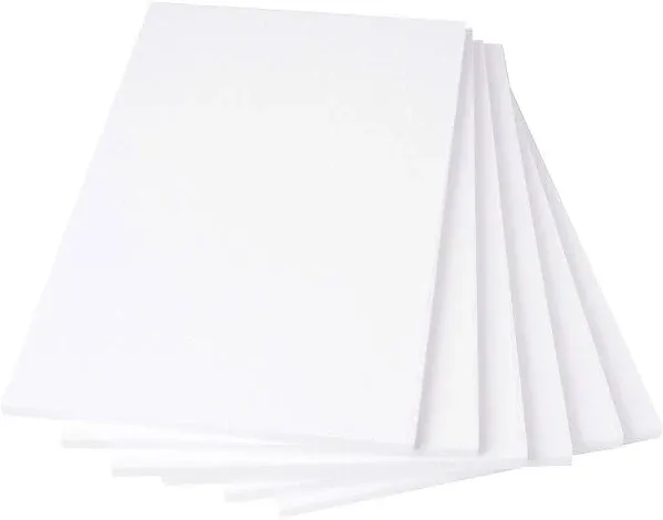 Silverlake Craft Foam Block - 6 Pack of 11x17x0.5 EPS Polystyrene Sheets for Crafting, Modeling, Art Projects and Floral Arrangements - Sculpting Sheets for DIY School & Home Art (6 Pack)