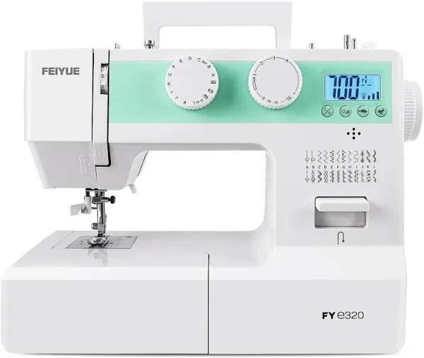  Full Size Sewing Machine with Foot Pedal, Speed Control, Heavy Duty &amp; FYe320