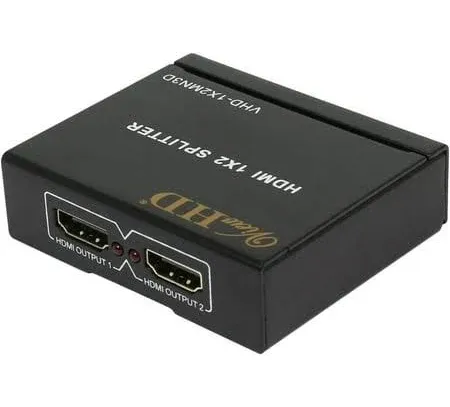 ViewHD 2 Port 1x2 Powered HDMI 1 in 2 Out Mini Splitter for 1080P & 3D