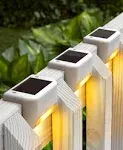 Sets of 3 Solar Deck Lights - White Solar Deck Lights