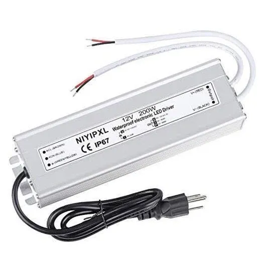 Power Supply Transformer Adapter LED Driver 200 Watts Waterproof IP67 90V-130V A