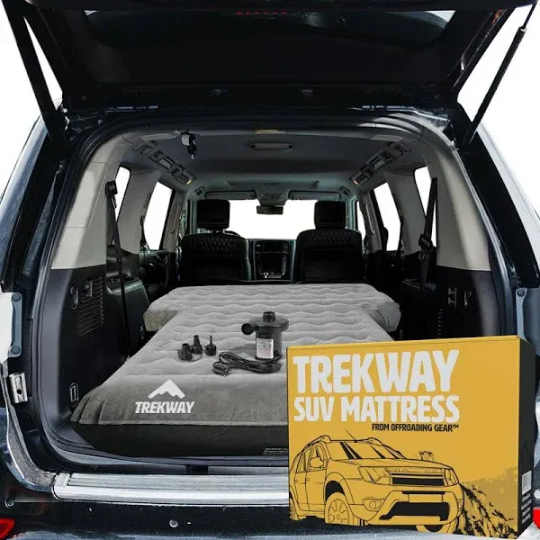 SUV/Van Inflatable Air Mattress w/Side Chambers - Car Camping Bed