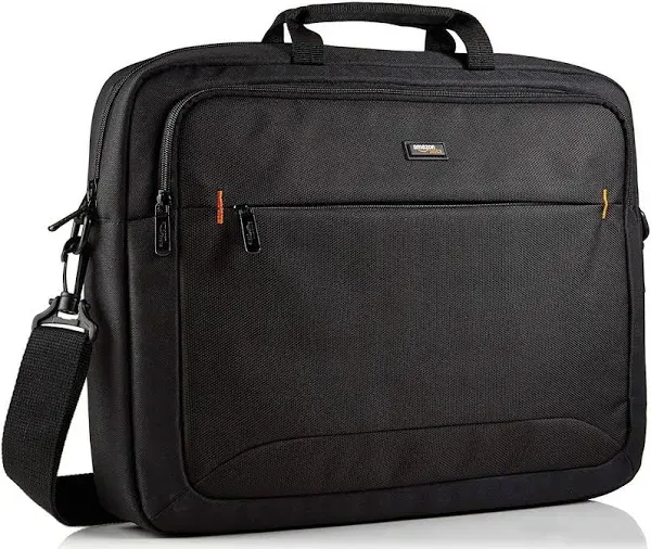 AMAZON BASICS 17.3 INCH LAPTOP COMPUTER SHOULDER BAG BLACK