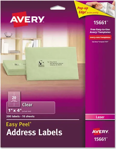 Avery Easy Peel Labels