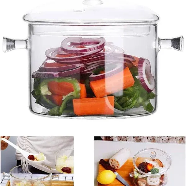 Glass Cooking Pot 2L/67oz