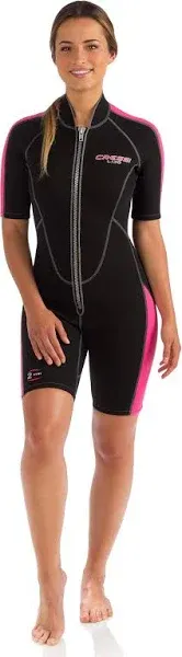 Cressi Men's & Ladies; Full Front Zip Wetsuit for Swimming, Snorkeling, Scuba Diving - Lido Short: designed in Italy