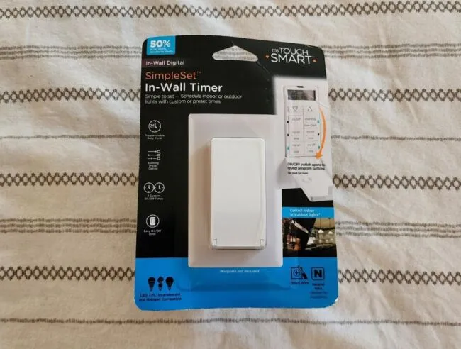 Mytouchsmart 24 Hour In-Wall Digital Timer