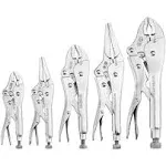 WORKPRO 5-Piece Locking Pliers Set