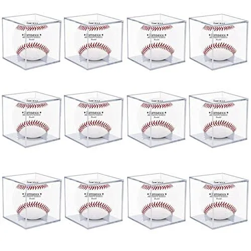 12 Pack UV Protected Acrylic Boxes for Display