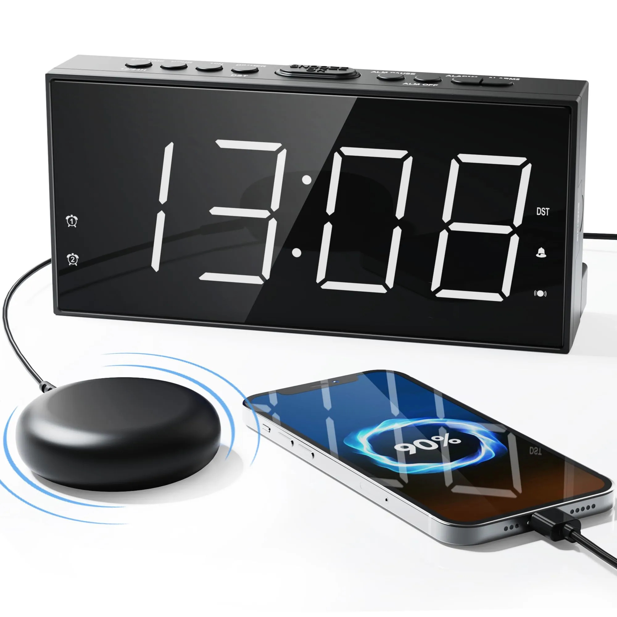 Loud Alarm Clock for Heavy Sleepers