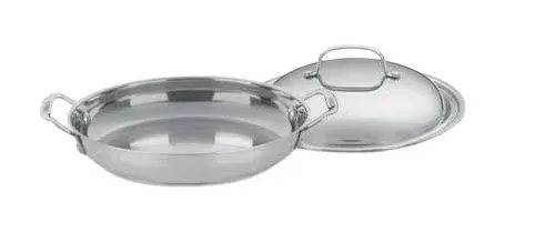 Cuisinart Classic 12&#034; Stainless Steel Everyday Pan with Cover - 8325-30D Z