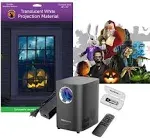 Reaper Brothers Holiday Digital Decoration Kit Includes 16 AtmosFX Video Effects for Halloween Christmas and More Plus HD Super Bright Projector