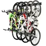 Stainless Steel Bike Storage Rack,6 Bike Storage Hanger Wall Mount for Home &amp; Ga